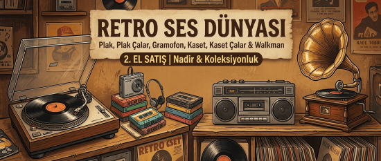 Firefly_GeminiFlash_bana banner oluşturur musun boyutları 380-167 olacak 2. el plak plak çalar gramafon k 886497